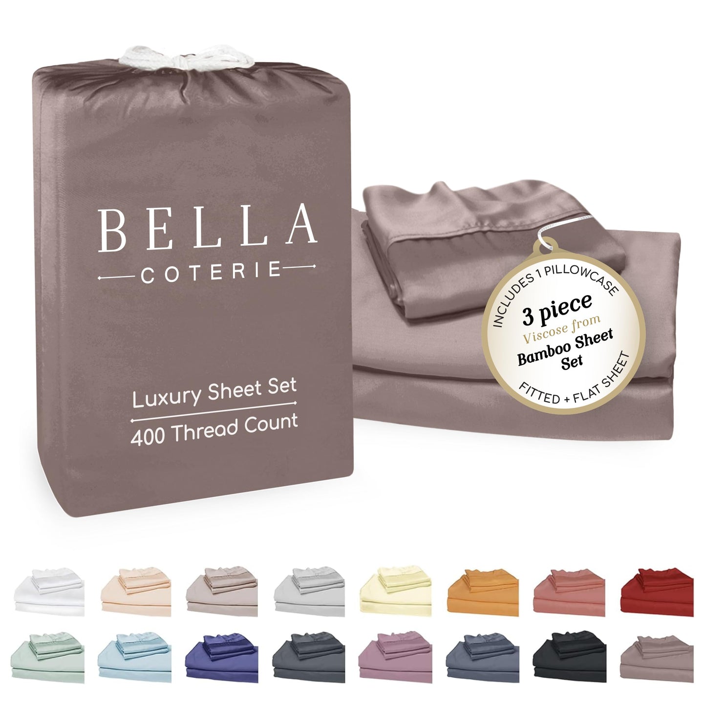 Bella Coterie Luxury Bamboo Viscose Sheet Set