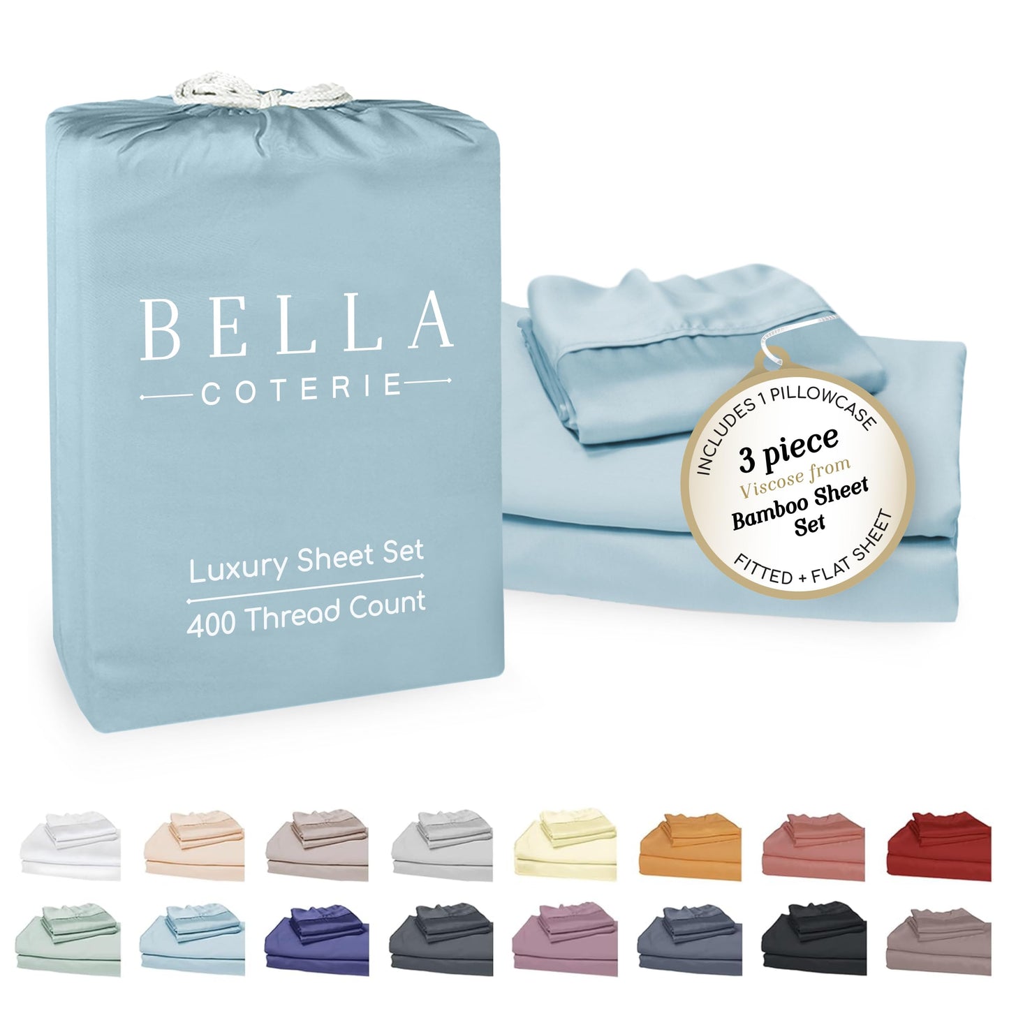 Bella Coterie Luxury Bamboo Viscose Sheet Set