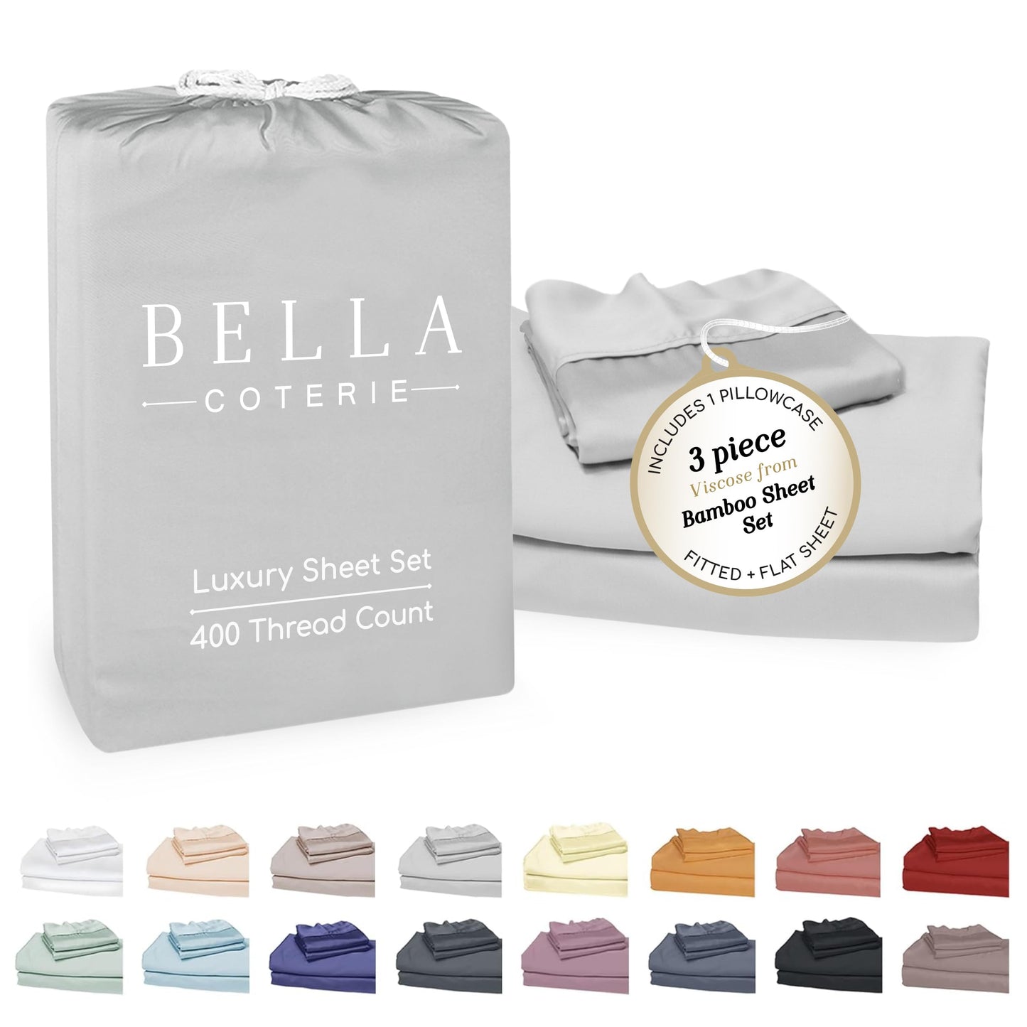 Bella Coterie Luxury Bamboo Viscose Sheet Set