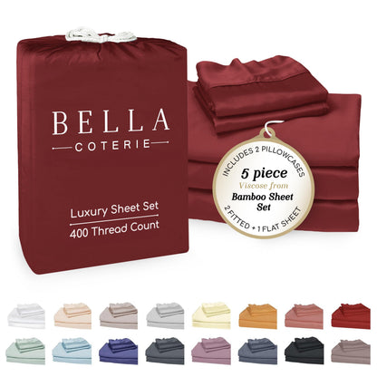 Bella Coterie Luxury Bamboo Viscose Sheet Set