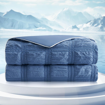 Cooling Seersucker Lightweight Comforter