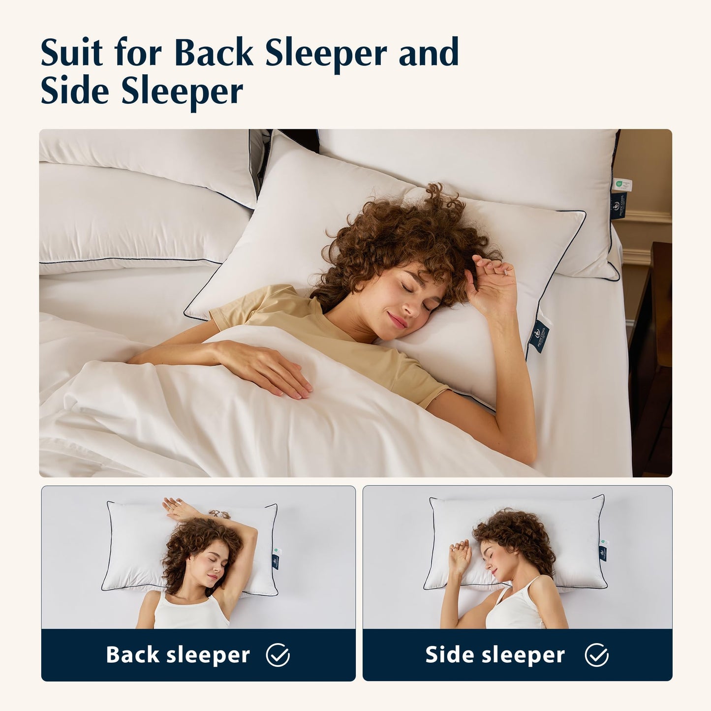 Hotel Collection Goose Down Firm Pillow