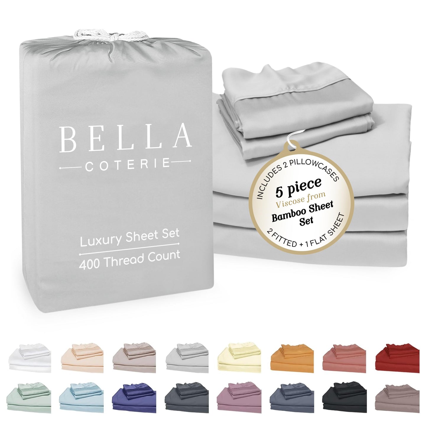 Bella Coterie Luxury Bamboo Viscose Sheet Set