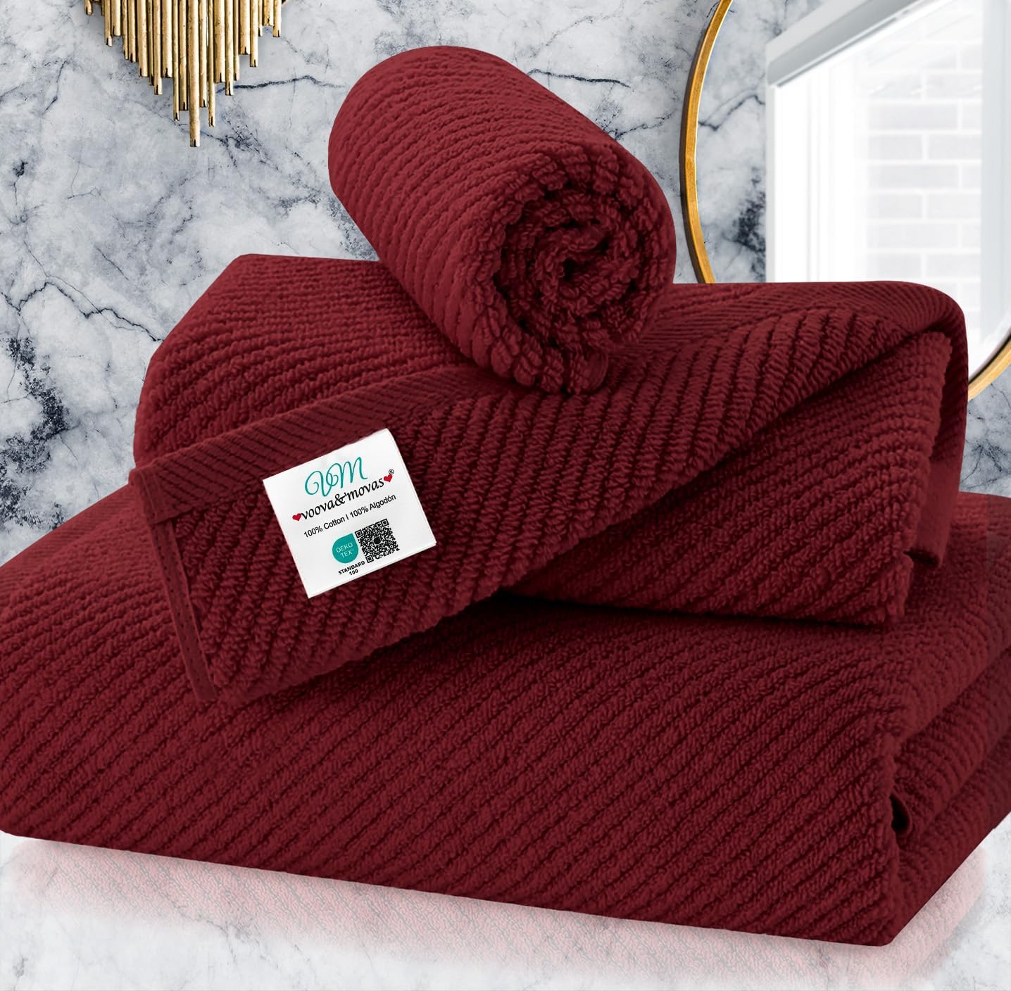 100% Cotton Soft Quick Dry Towel Gift Set