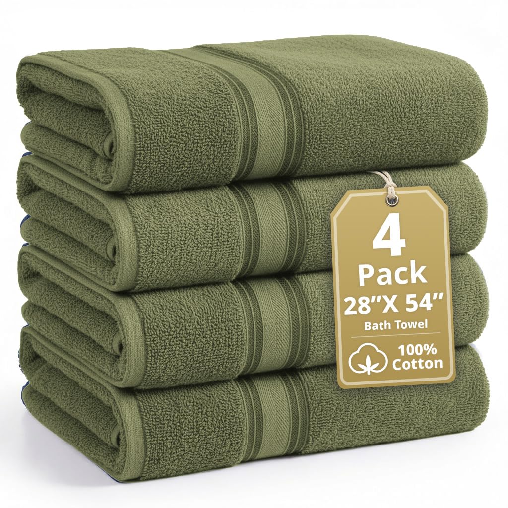 Luxury Zero Twist Cotton Bath Towels