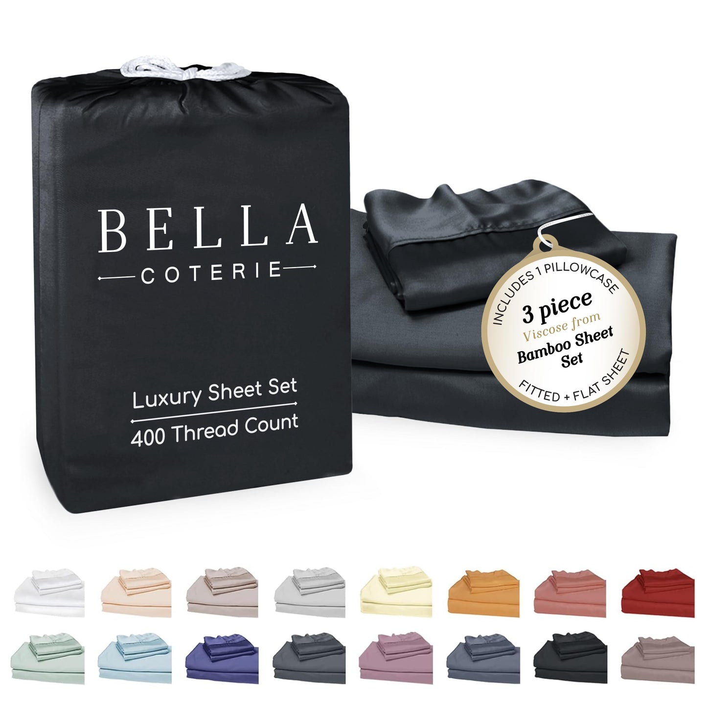 Bella Coterie Luxury Bamboo Viscose Sheet Set