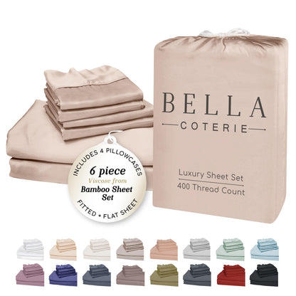 Bella Coterie Luxury Bamboo Viscose Sheet Set