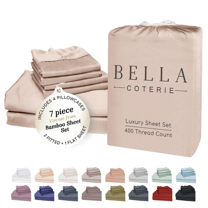 Bella Coterie Luxury Bamboo Viscose Sheet Set
