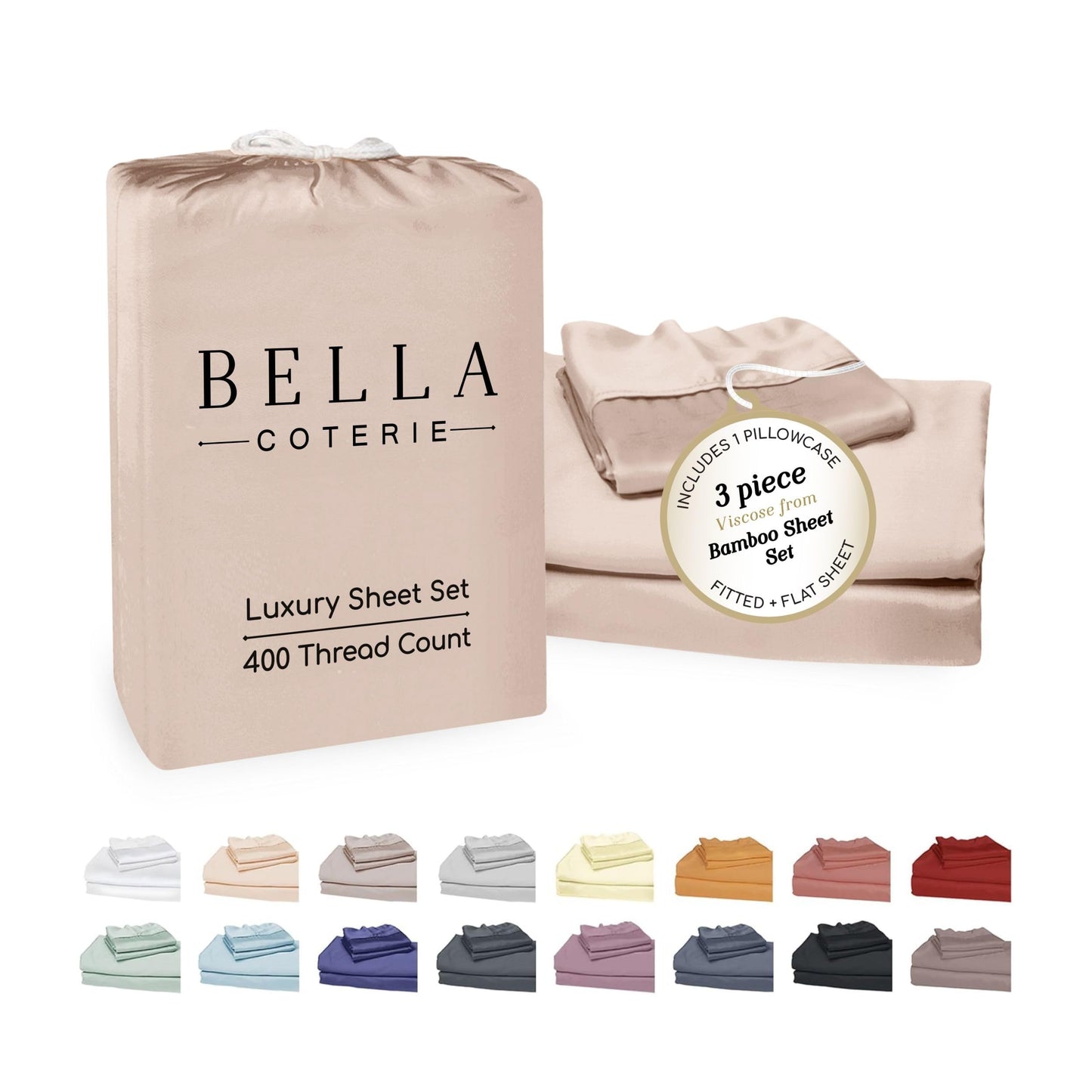 Bella Coterie Luxury Bamboo Viscose Sheet Set