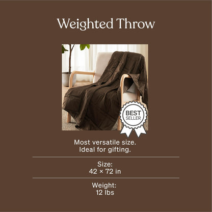 Cooling Cotton Weighted Blanket for Adults