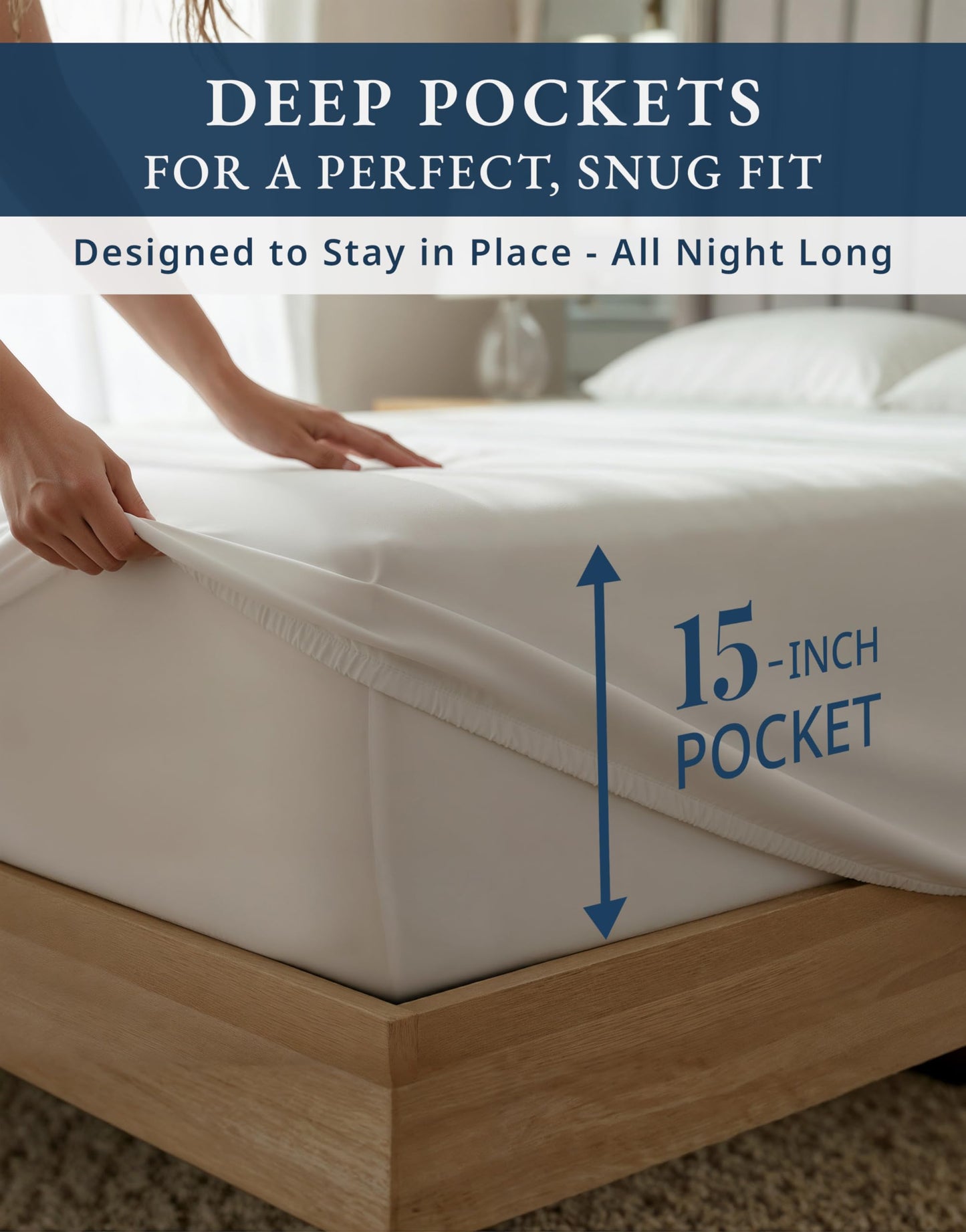 Egyptian Cotton Deep Pocket Sheets