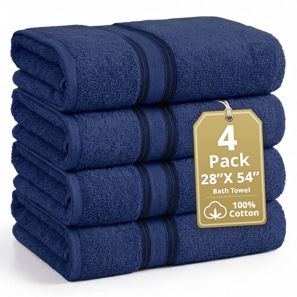 Luxury Zero Twist Cotton Bath Towels
