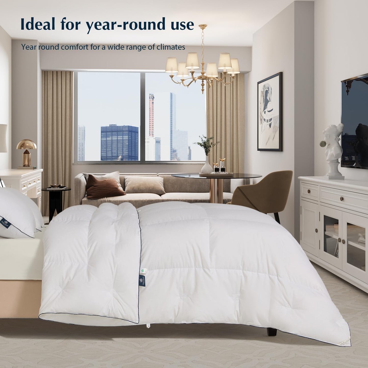 White Goose Down Comforter