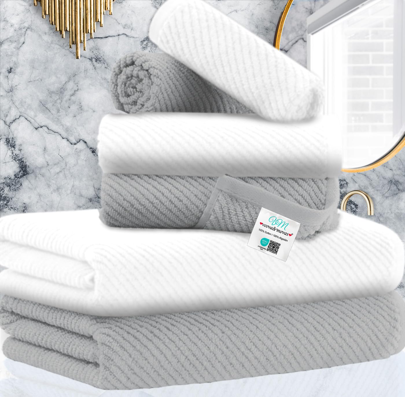 100% Cotton Soft Quick Dry Towel Gift Set