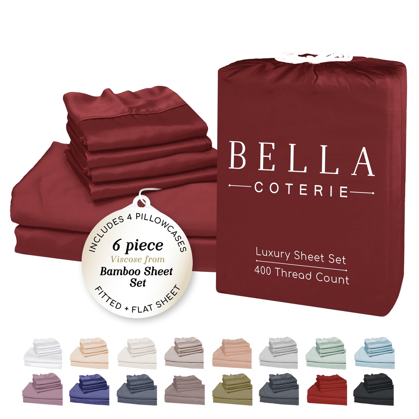 Bella Coterie Luxury Bamboo Viscose Sheet Set