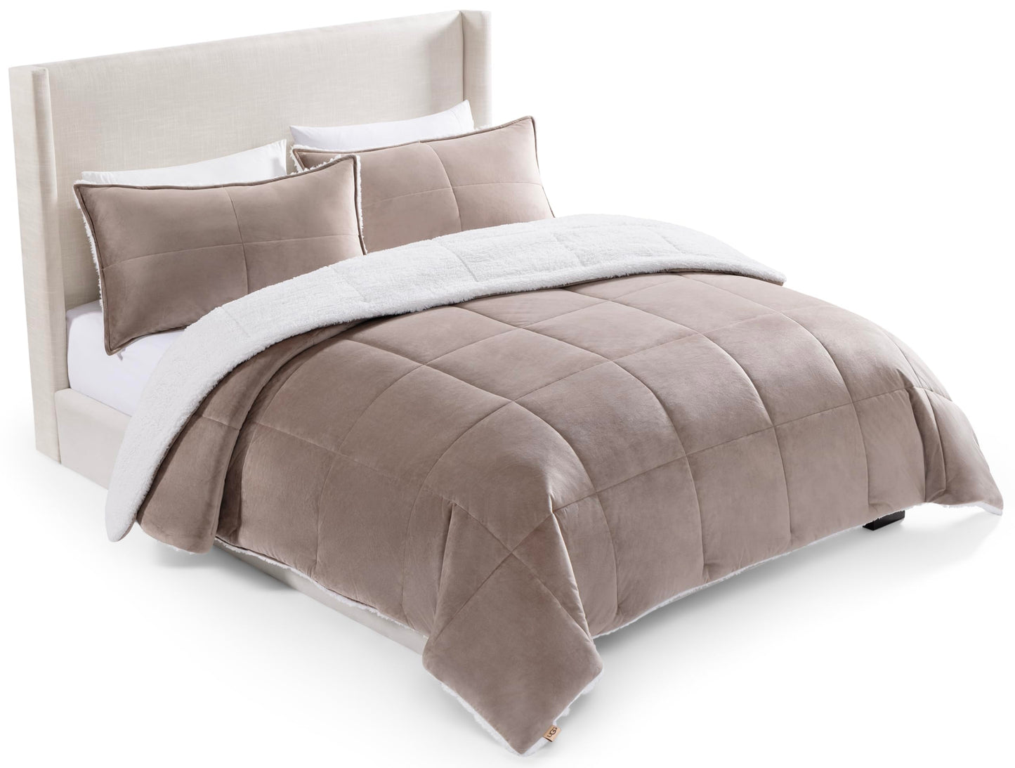 Fluffy Reversible Comforter Set