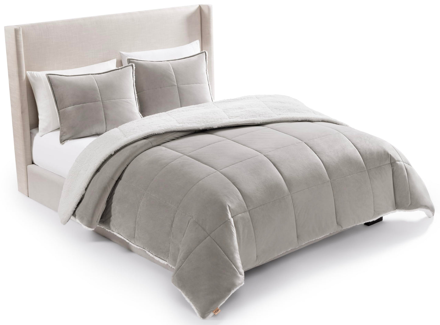 Fluffy Reversible Comforter Set