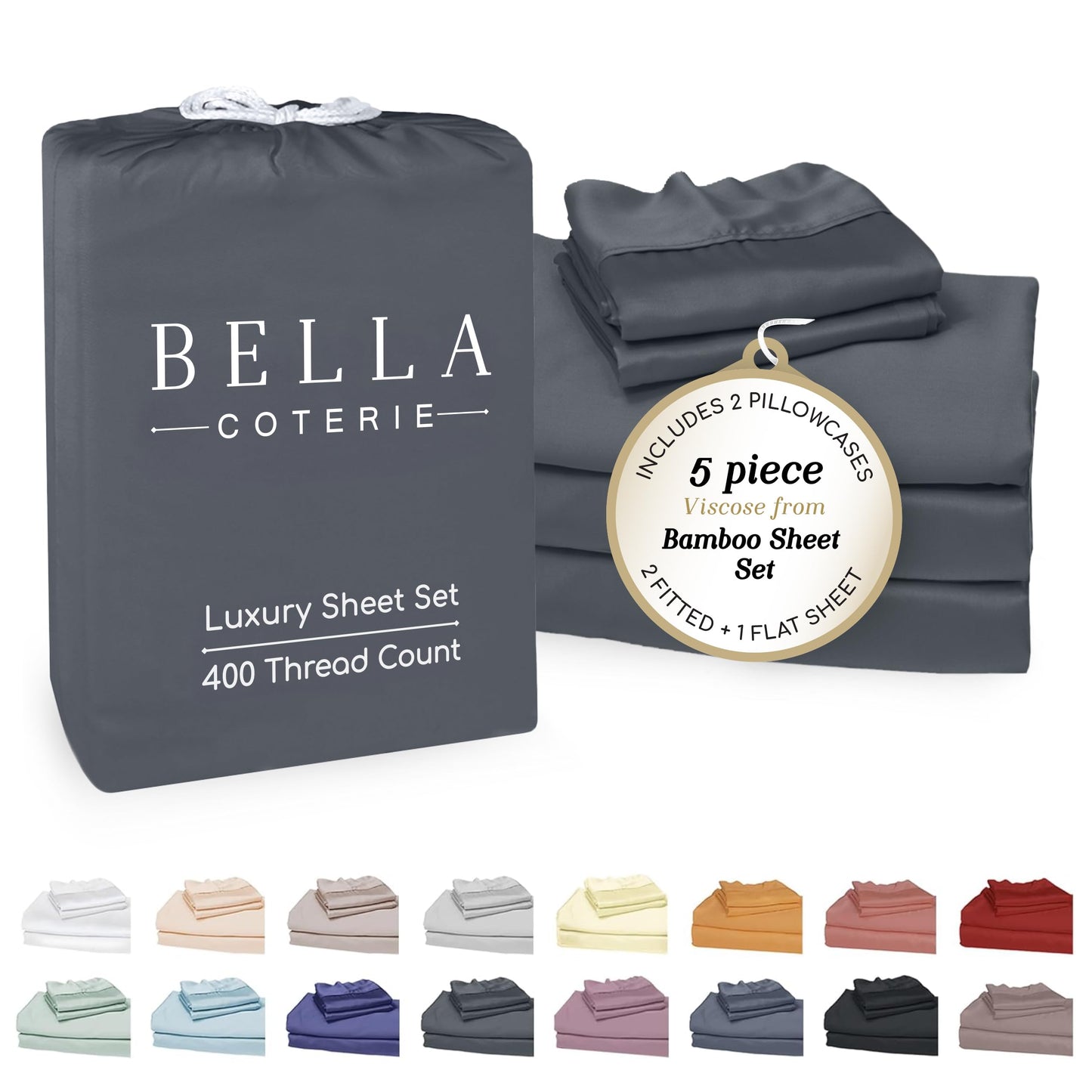 Bella Coterie Luxury Bamboo Viscose Sheet Set