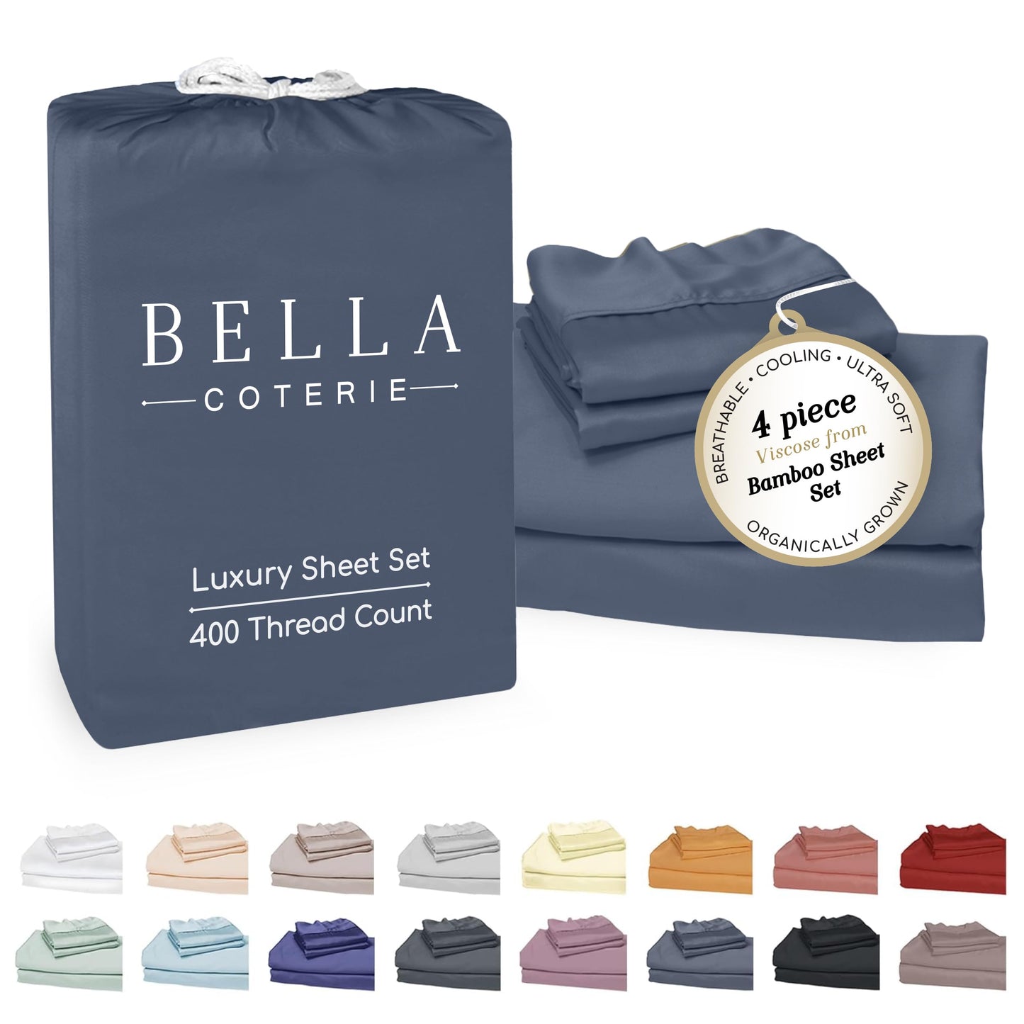 Bella Coterie Luxury Bamboo Viscose Sheet Set