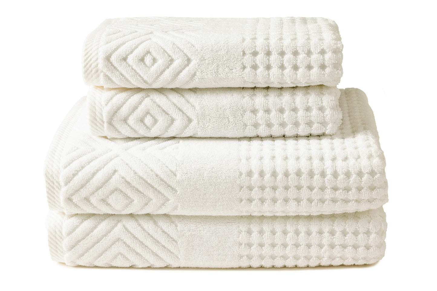 Texere 100% Organic Cotton Jacquard Towel Sets