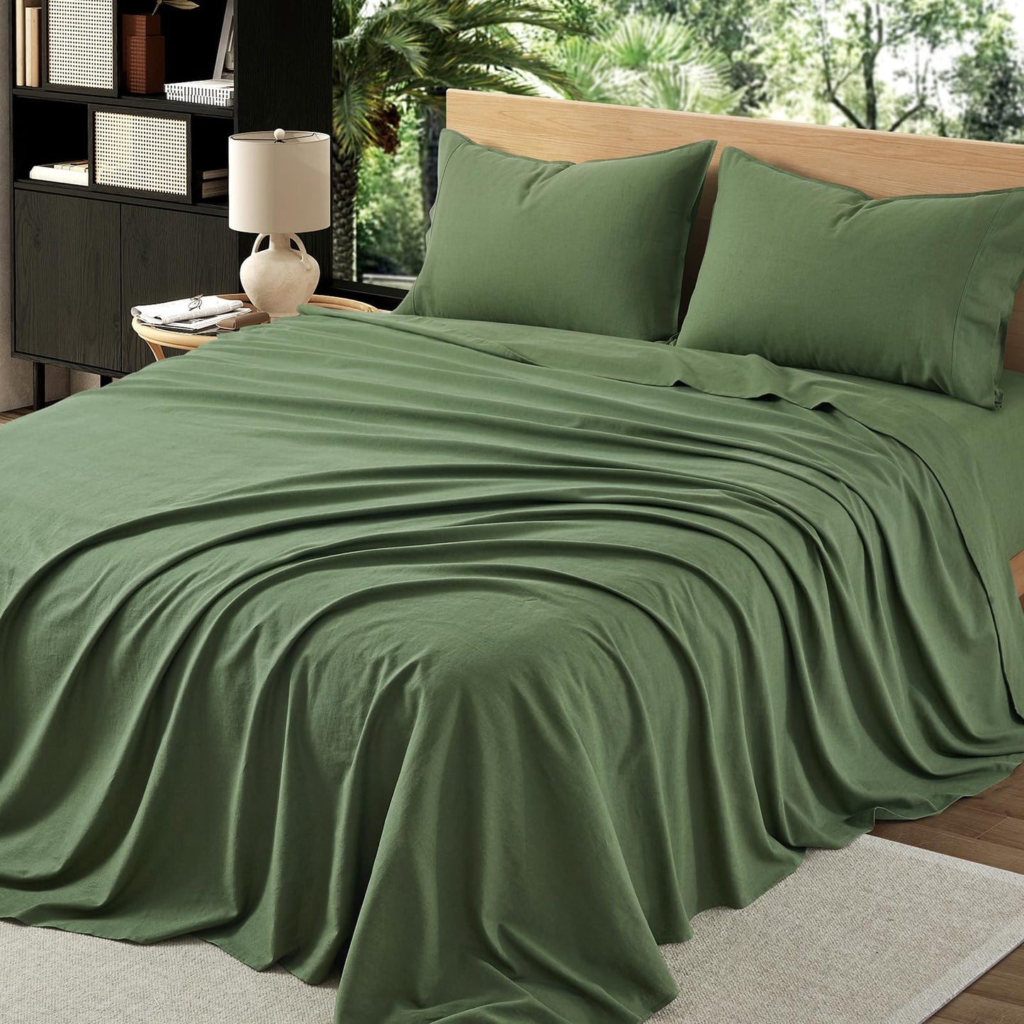 OnlySet 4Pcs Pure Linen Sheets