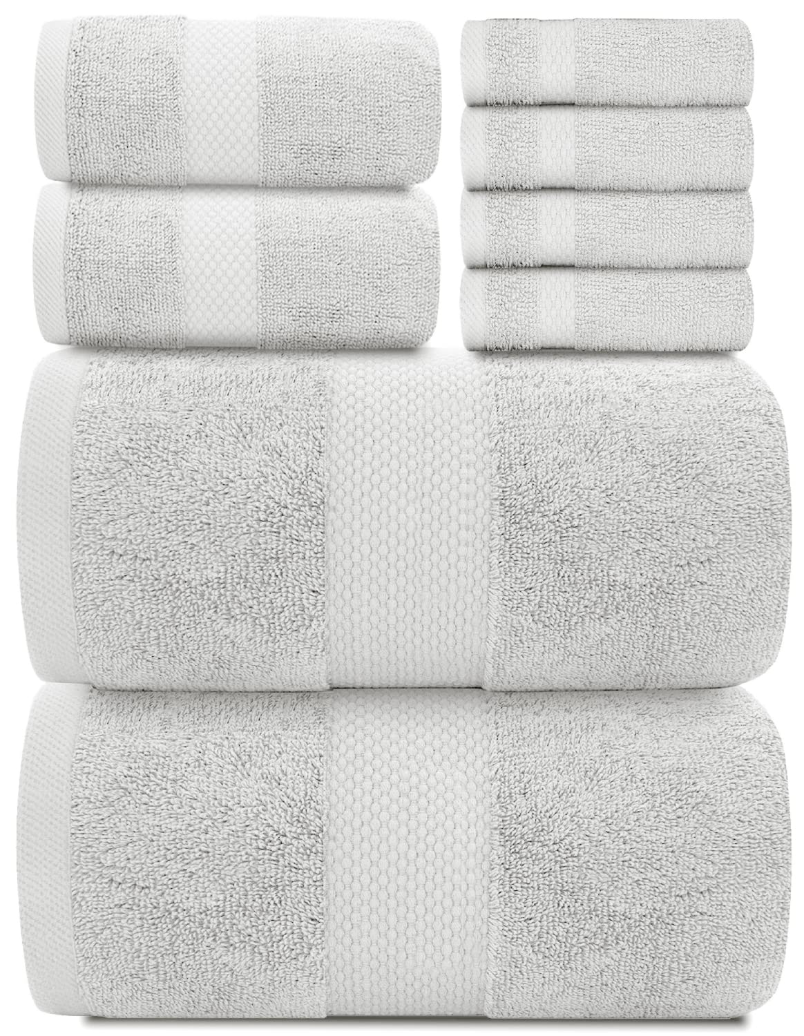 Luxury Turkish Cotton Bath Towel Set