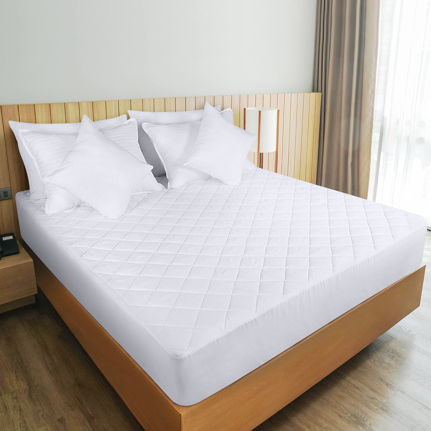 Quilted Fitted Mattress Pad Protector