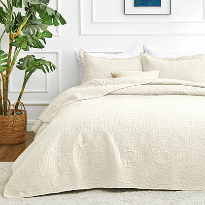 Brushed Microfiber Lightweight Quilt Set