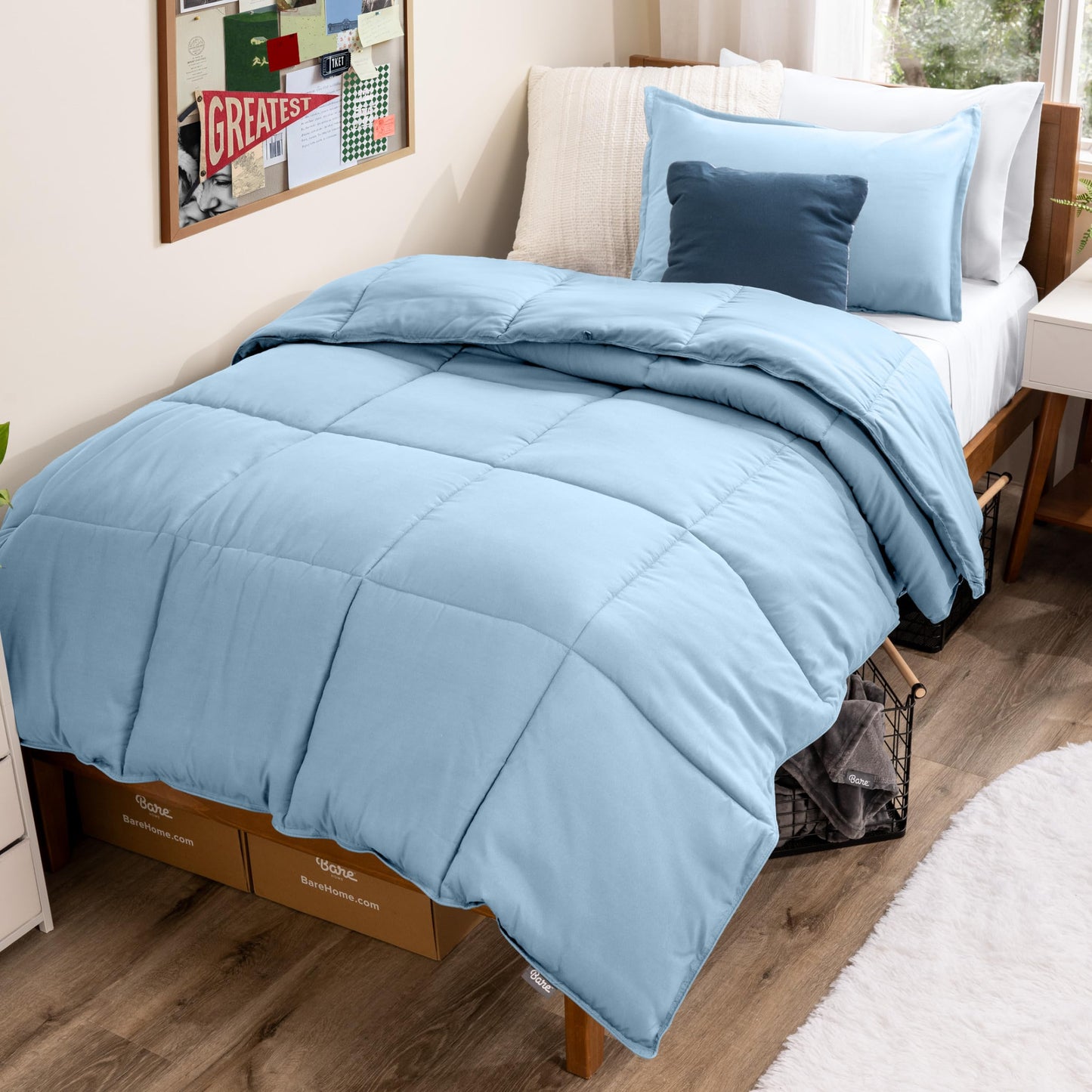 Bare Home Hypoallergenic Down Alternative Comforter Set