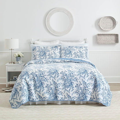 Reversible Cotton Quilt Set