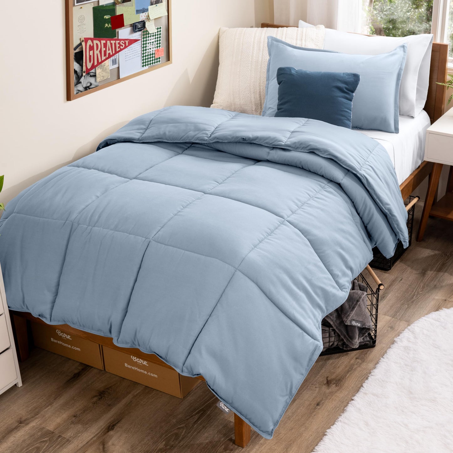 Bare Home Hypoallergenic Down Alternative Comforter Set