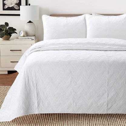 Textured Cotton Quilted Bedspread Set