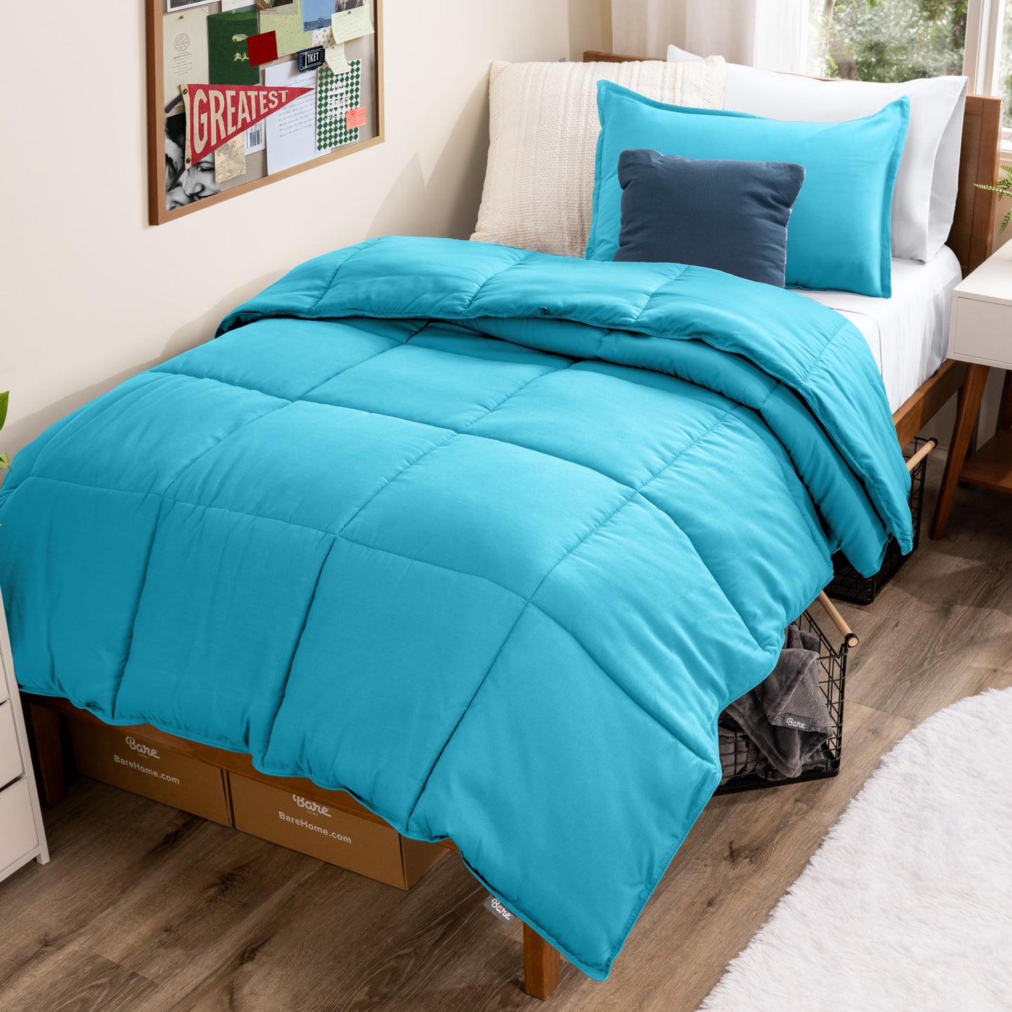 Bare Home Hypoallergenic Down Alternative Comforter Set