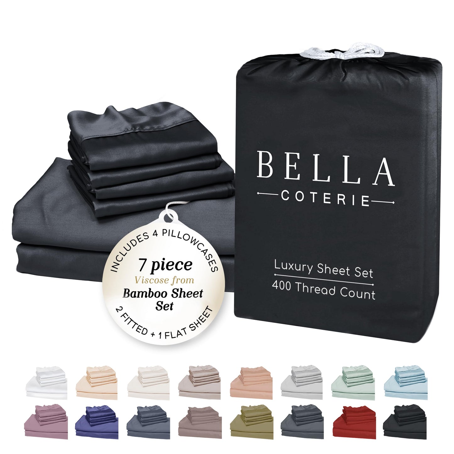 Bella Coterie Luxury Bamboo Viscose Sheet Set