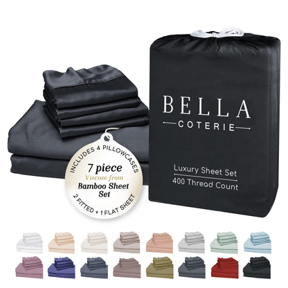 Bella Coterie Luxury Bamboo Viscose Sheet Set