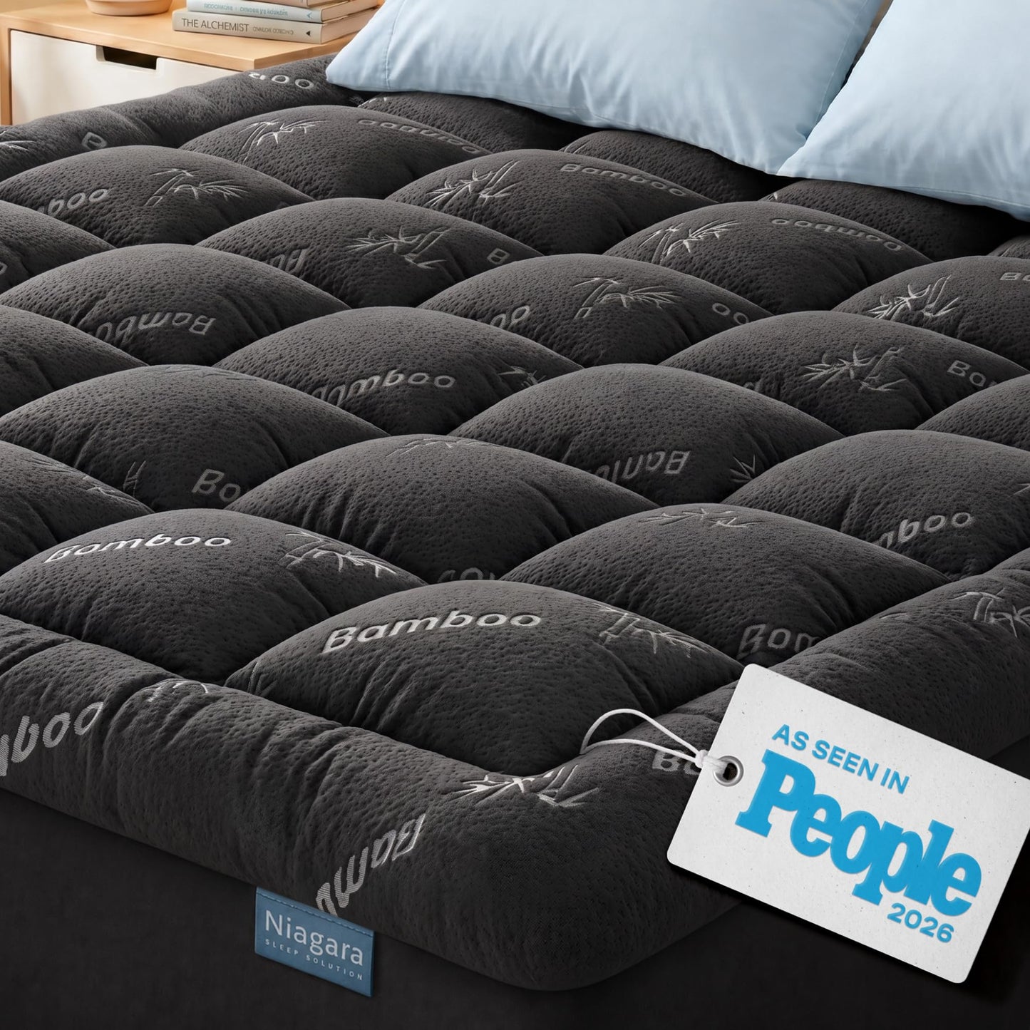 Bamboo Cooling Mattress Topper