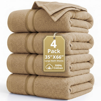 Luxury Zero Twist Cotton Bath Towels