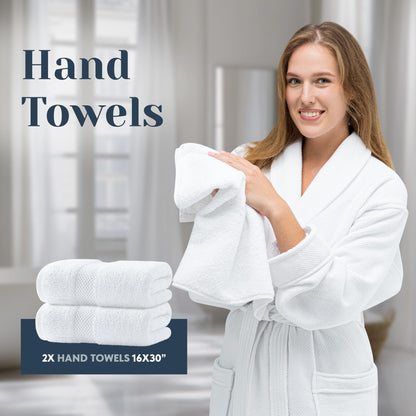 Luxury Turkish Cotton Bath Towel Set