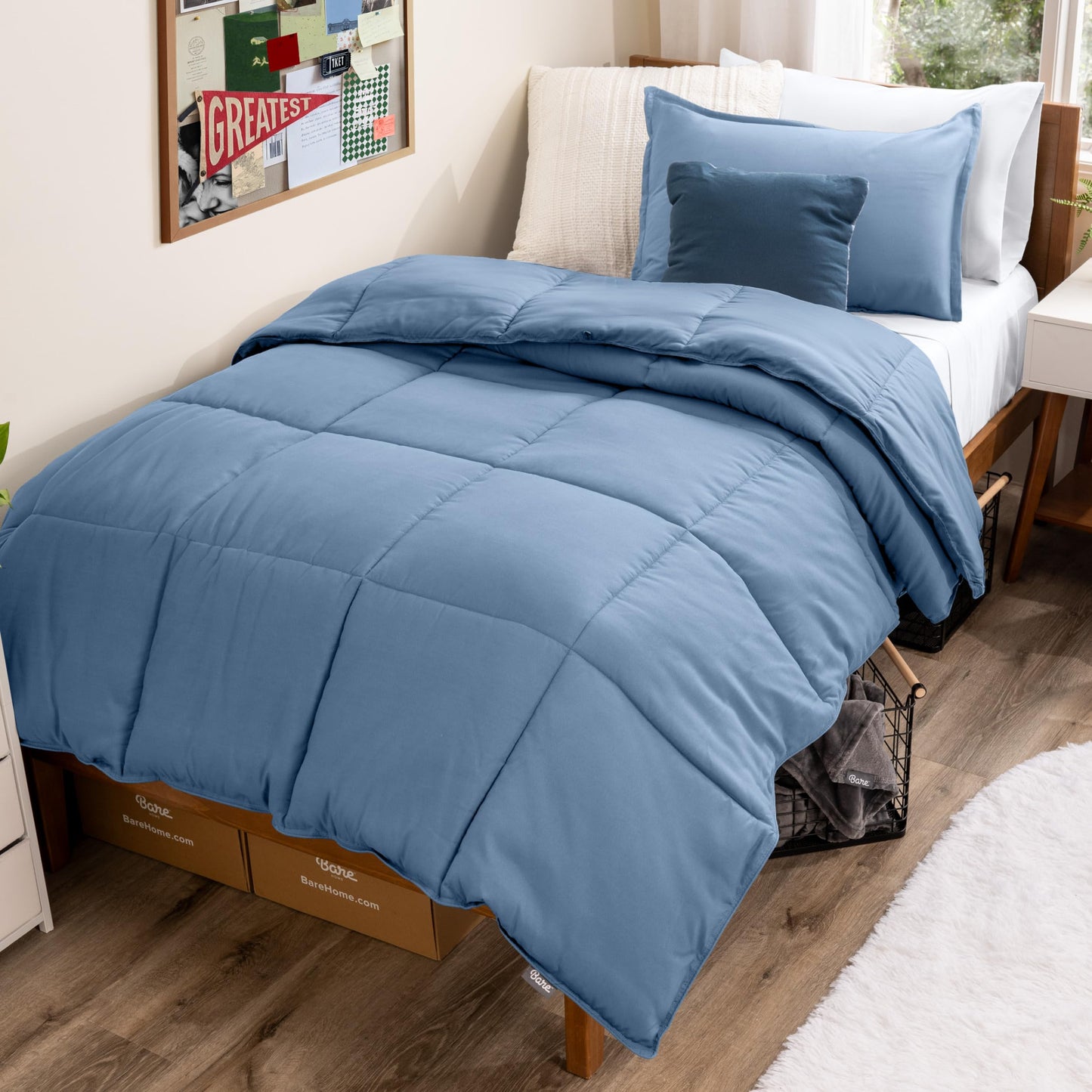 Bare Home Hypoallergenic Down Alternative Comforter Set