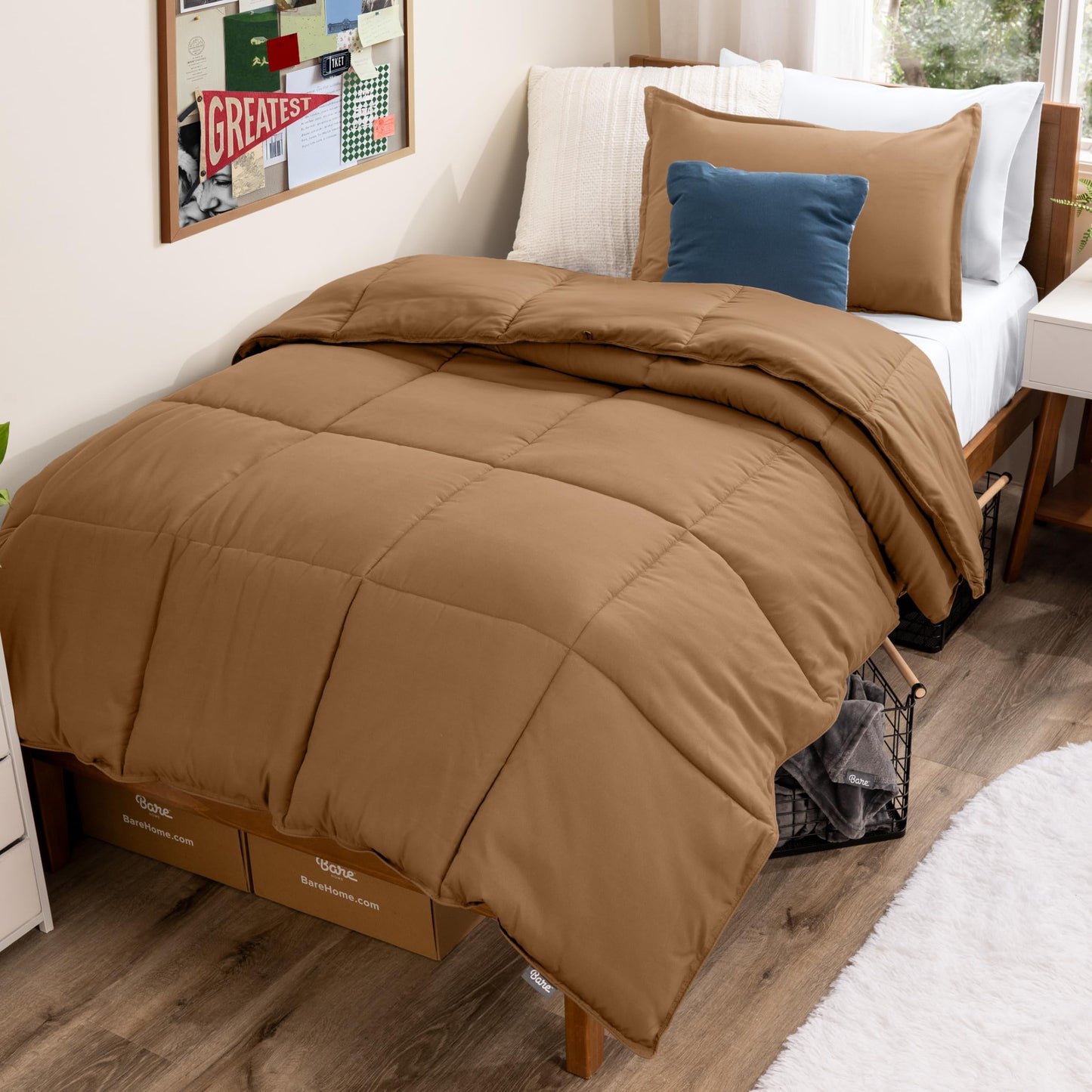 Bare Home Hypoallergenic Down Alternative Comforter Set