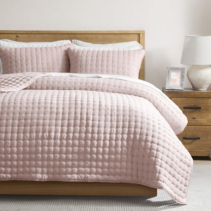 Lightweight Quilted Bedspread Coverlet Set