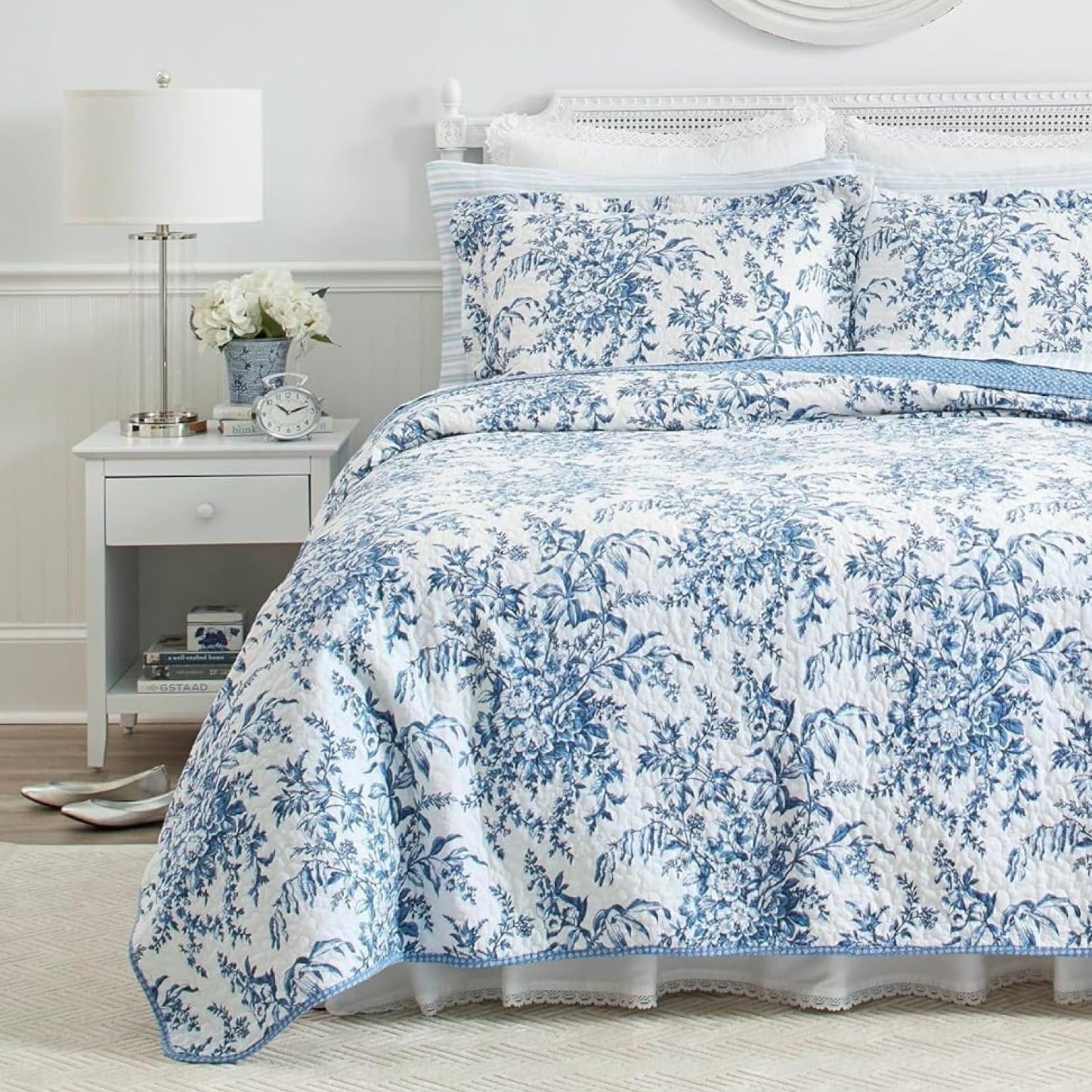 Reversible Cotton Quilt Set