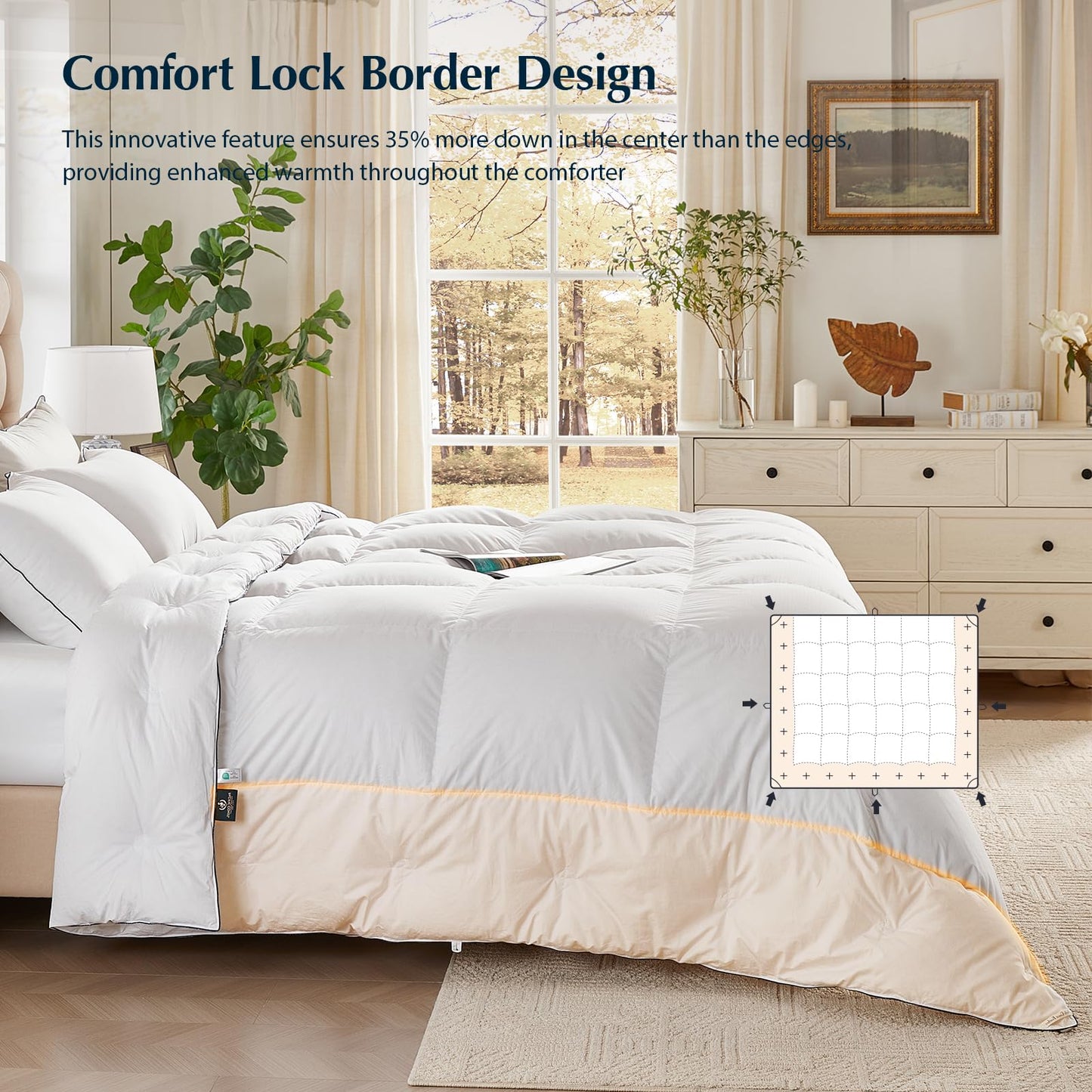 White Goose Down Comforter