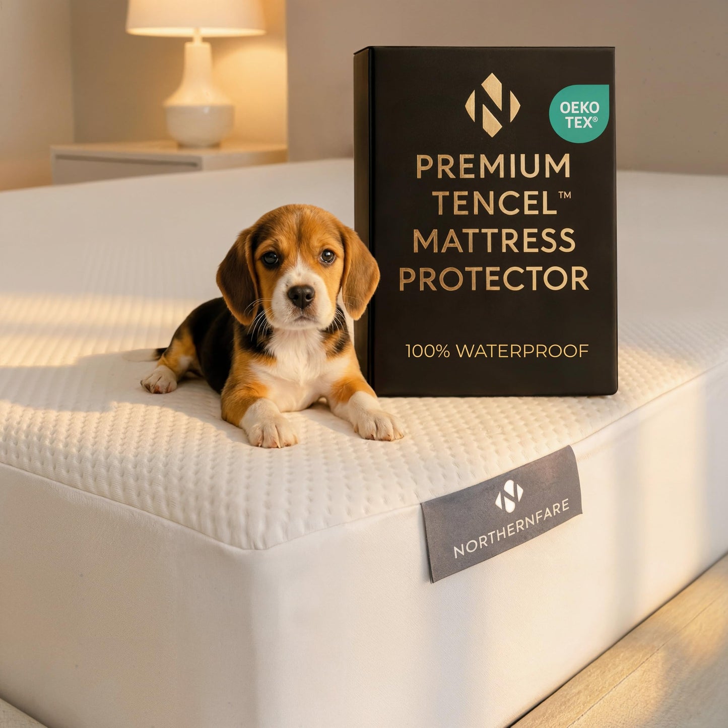 Cooling Waterproof Tencel Mattress Protector