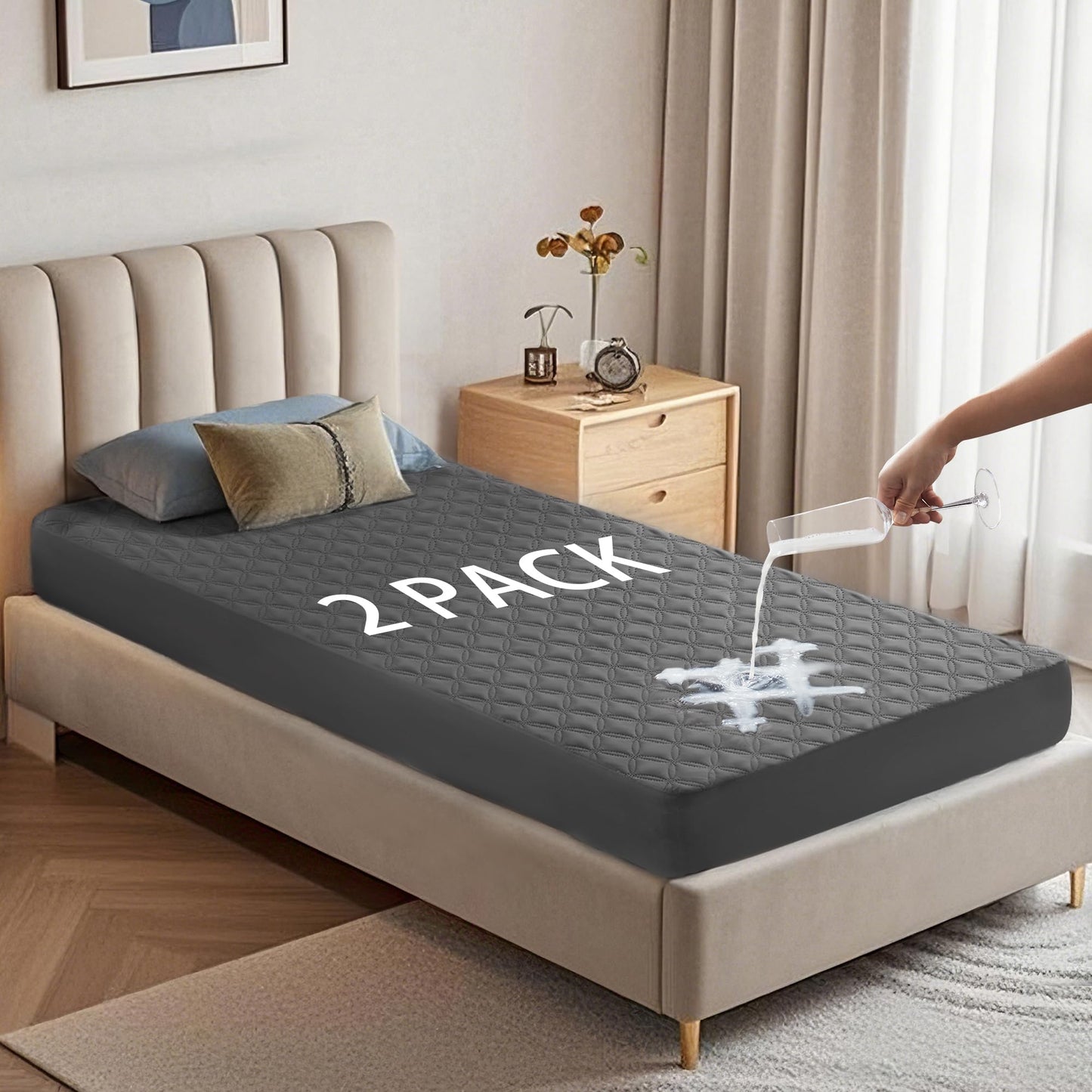 Waterproof Quilted Mattress Protector