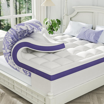 Dual Layer Memory Foam Mattress Topper
