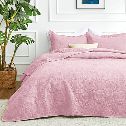 Brushed Microfiber Lightweight Quilt Set