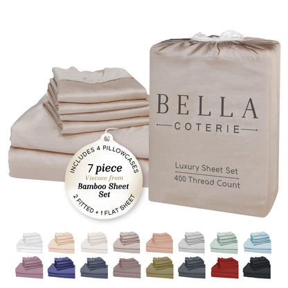 Bella Coterie Luxury Bamboo Viscose Sheet Set