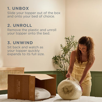 Tempur-Cloud 2-Inch Mattress Topper, Queen,White