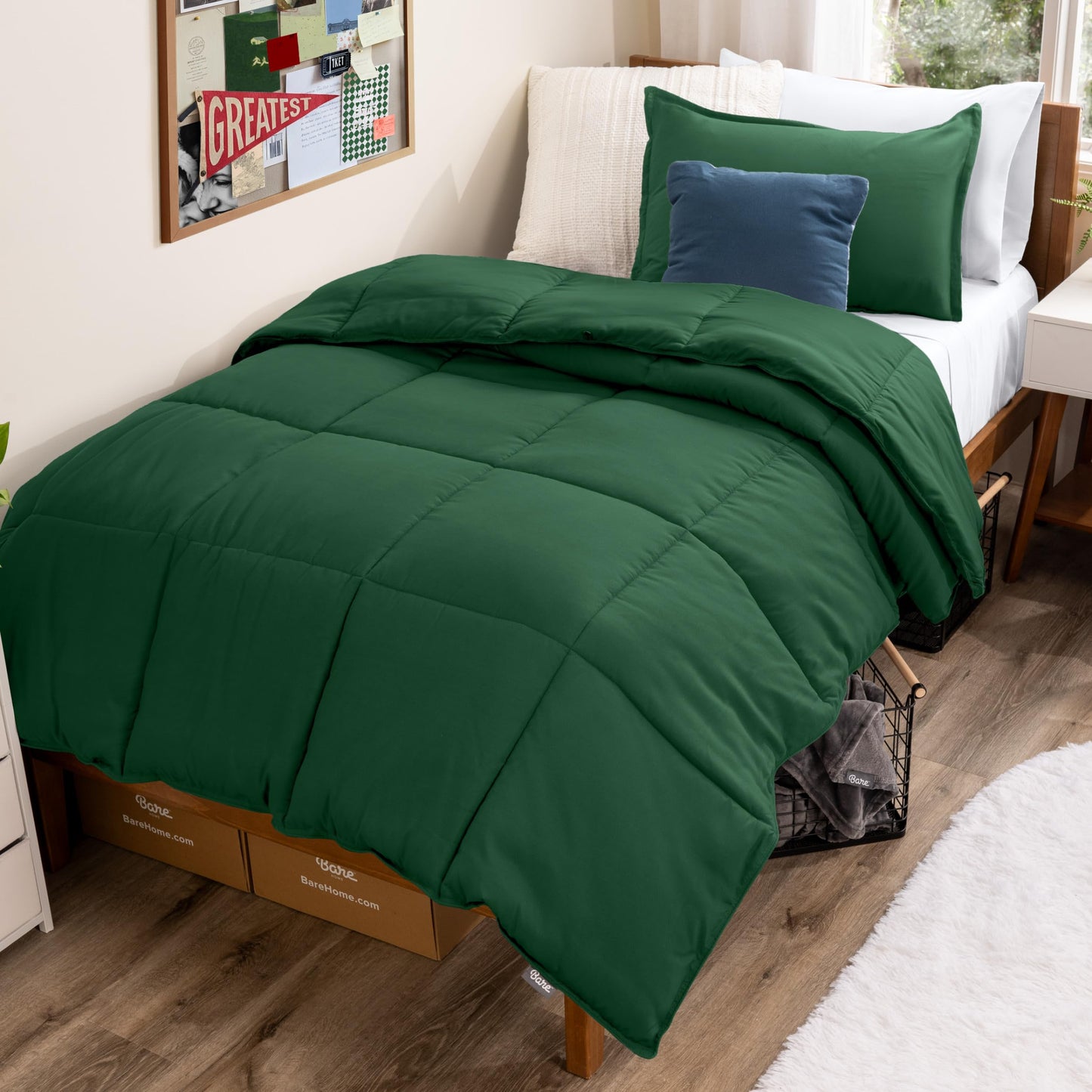 Bare Home Hypoallergenic Down Alternative Comforter Set